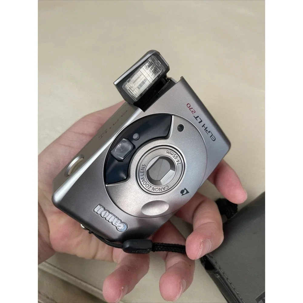 Canon Elph LT 270 AF point and shoot APS film camera w/flash -not Tested ,c1